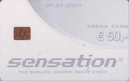 ArenA kaart A088 Sensation World leading Dance Event White, Ophalen of Verzenden, Nederland