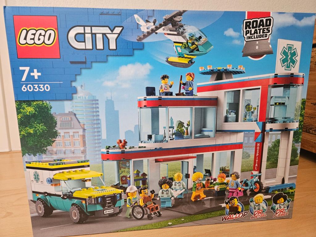 Lego 60330 ziekenhuis nieuw in doos, City, Lego, Nieuw, Ophalen of Verzenden