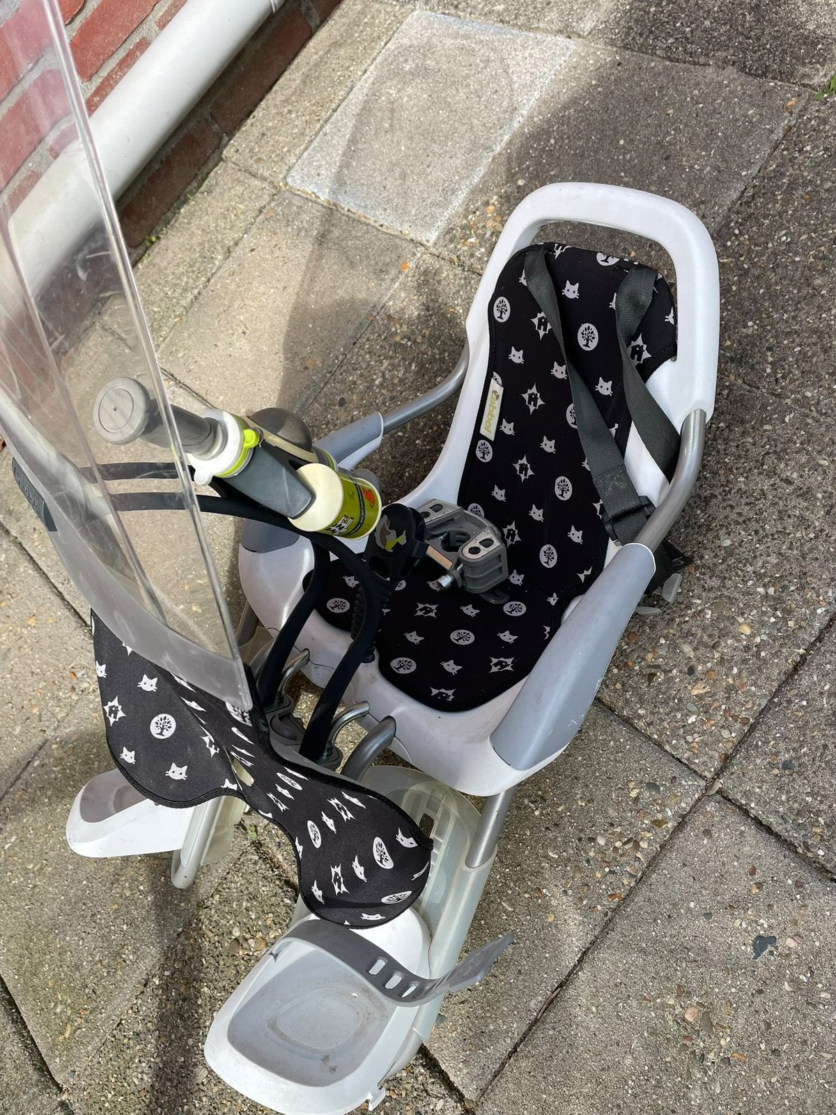Qibbel fiets zitje, Voorzitje, Ophalen of Verzenden, 0 t/m 13 kg, Gebruikt