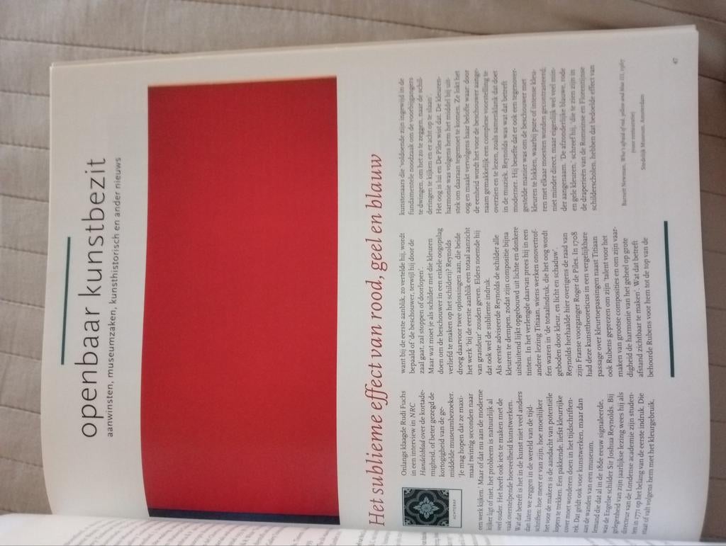 Kunst Tijdschrift 2003: Oude Kleuren pigmenten verf, Ophalen of Verzenden, Gelezen, Overige onderwerpen