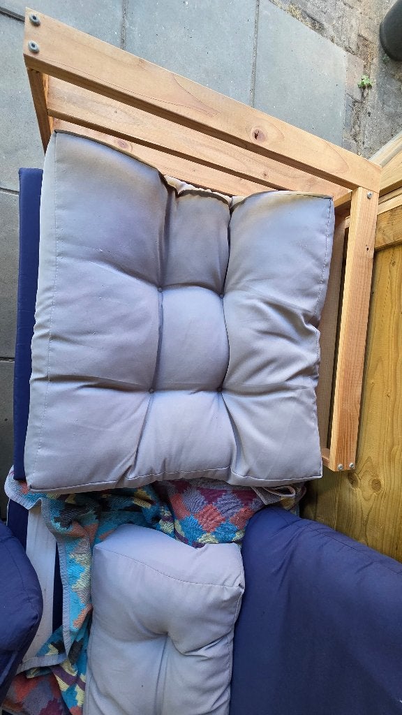 Palletkussenset, Ophalen, Zo goed als nieuw