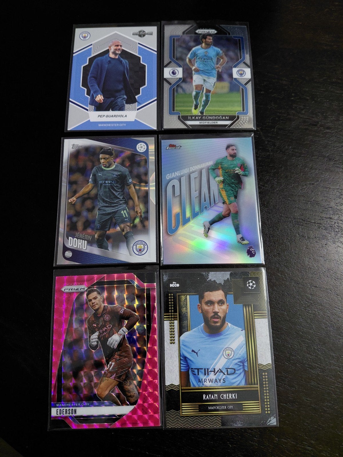 Manchester City Voetbal Kaarten - Topps, Panini, Prizm, Verzamelen, Ophalen of Verzenden, Zo goed als nieuw, Buitenlandse clubs