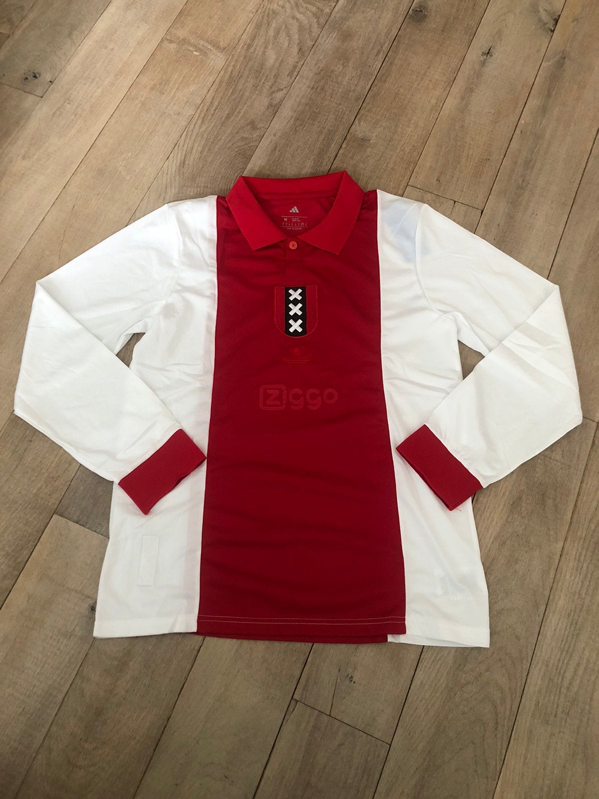 Ajax Amsterdam 125 jarig jubileum shirt maat M, Sport en Fitness, Voetbal, Maat M, Ophalen of Verzenden, Zo goed als nieuw, Shirt