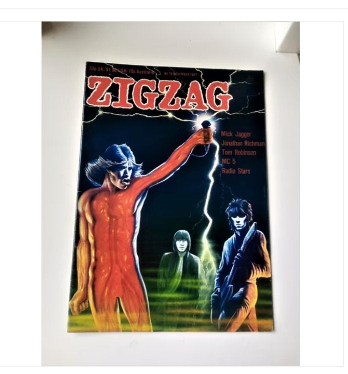 zigzag nr.78*1977*-mick jagger cover, Boeken, Tijdschriften en Kranten, Ophalen of Verzenden, Zo goed als nieuw, Muziek, Film of Tv
