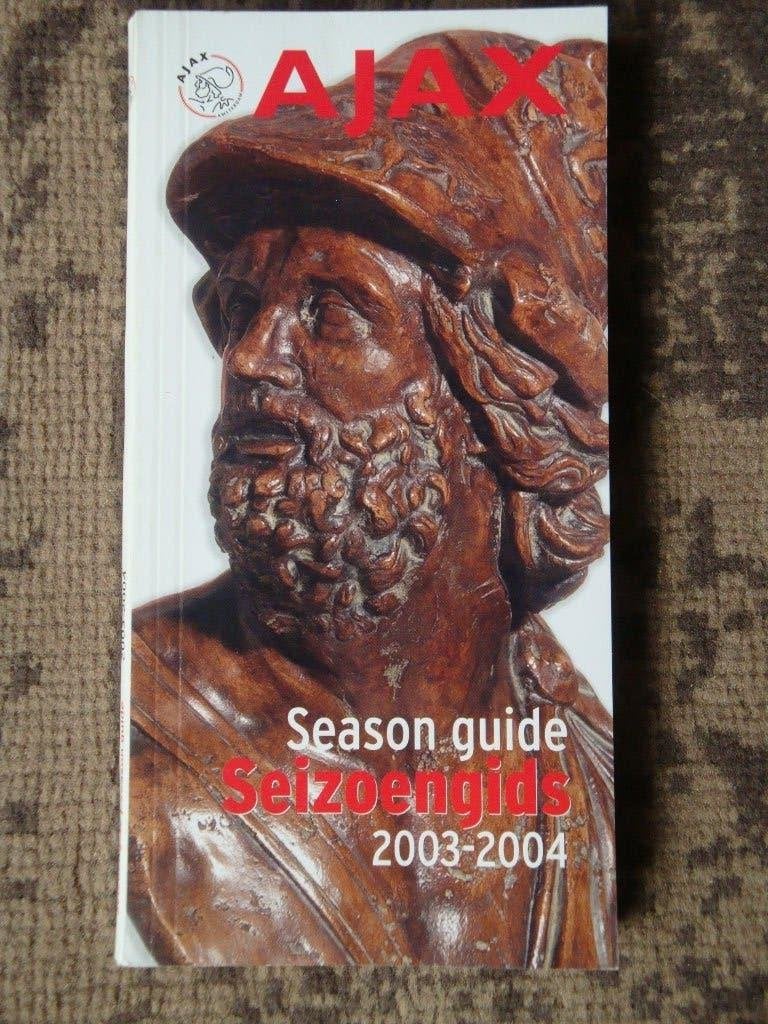 Ajax seizoensgids 2003 / 2004 nr. 20. 267 pagina's., Verzenden, Gebruikt, Ajax, Boek of Tijdschrift
