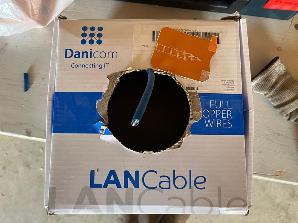 CAT6a SFTP internetkabel 60m, Ophalen, Nieuw, Kabel of Snoer