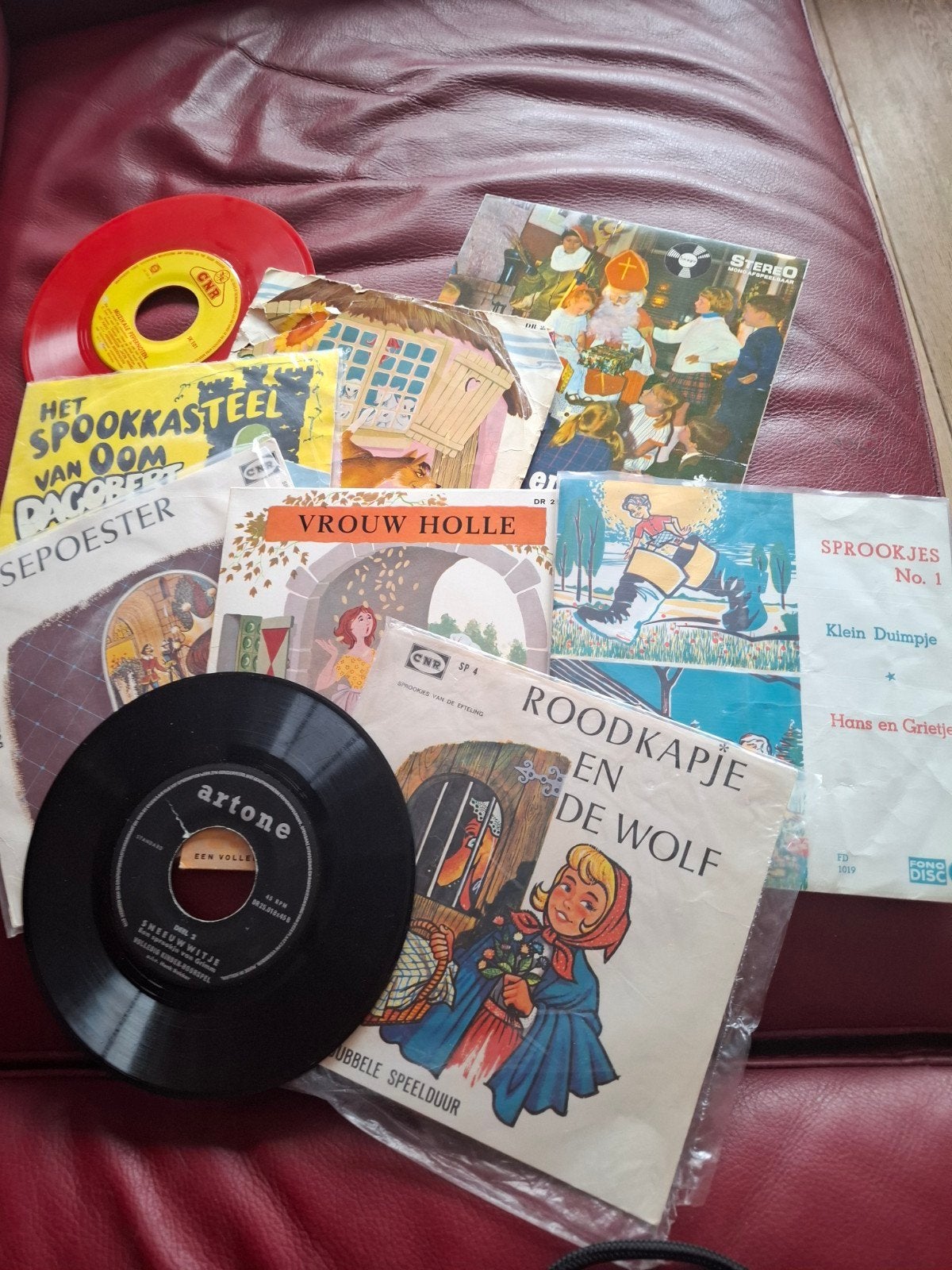 Vintage Sprookjes Vinyl Collectie - 7 inch singles, Gebruikt, 7 inch, Ophalen of Verzenden, Verhaal of Sprookje