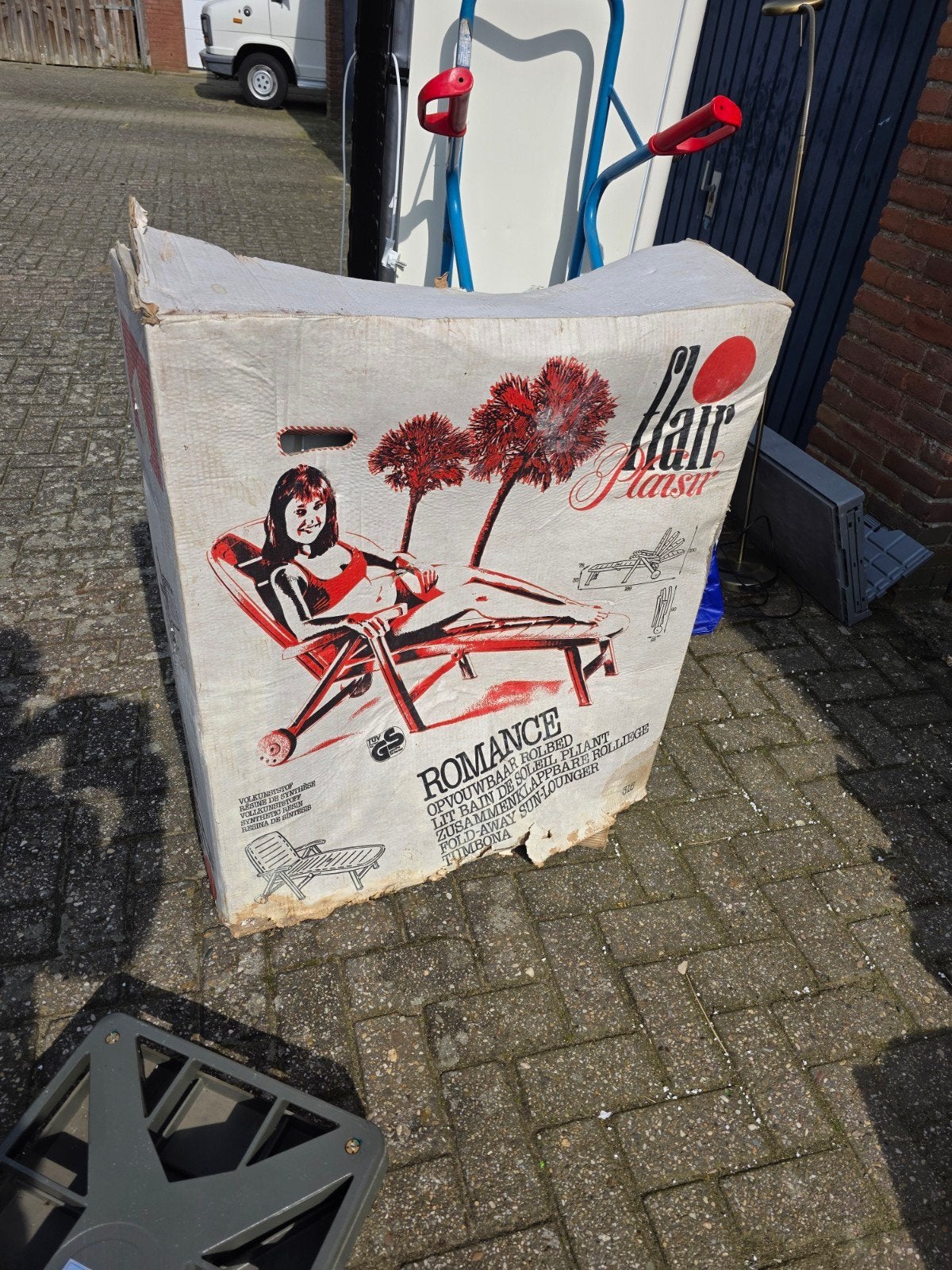 Nieuwe Flair Flash Romance Tuinstoel - Ongebruikt, Ophalen of Verzenden, Nieuw, Kunststof, Verstelbaar