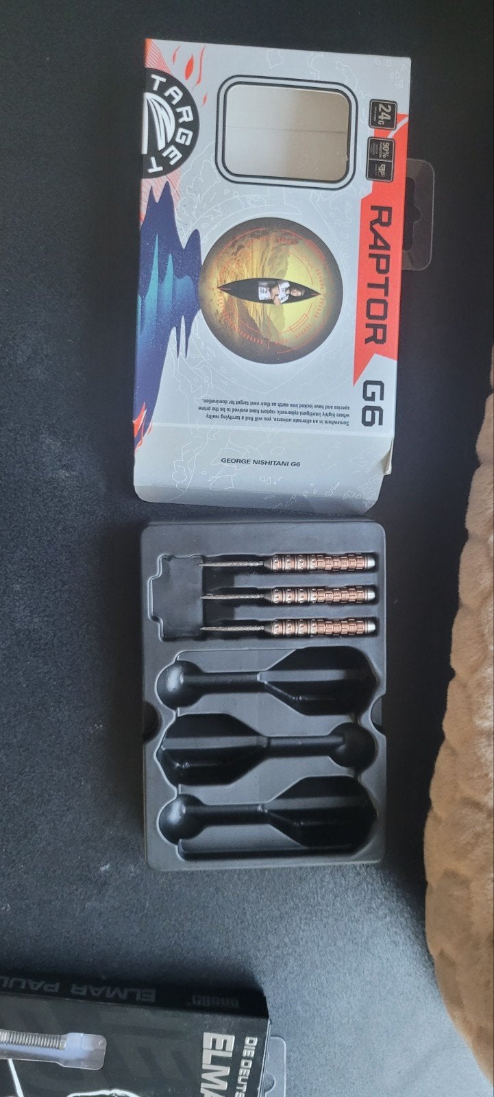 Target Darts George Nishitani G6 24 gram Darts, Sport en Fitness, Darts, Ophalen of Verzenden, Nieuw, Pijlen