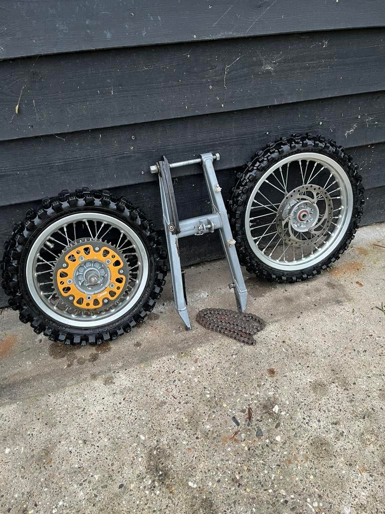KTM 65cc kleine achterbrug + kleine wielen, Motoren, Ophalen of Verzenden, Gebruikt