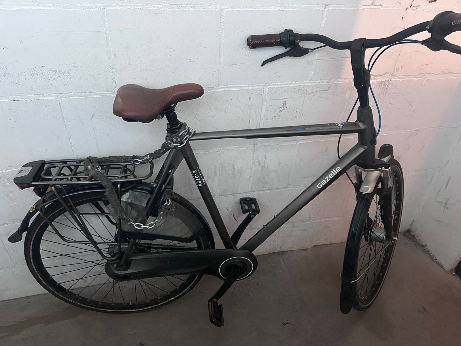 Gazelle heren fiets 28 inch, Fietsen en Brommers, Ophalen, Gebruikt, Versnellingen, 61 tot 65 cm