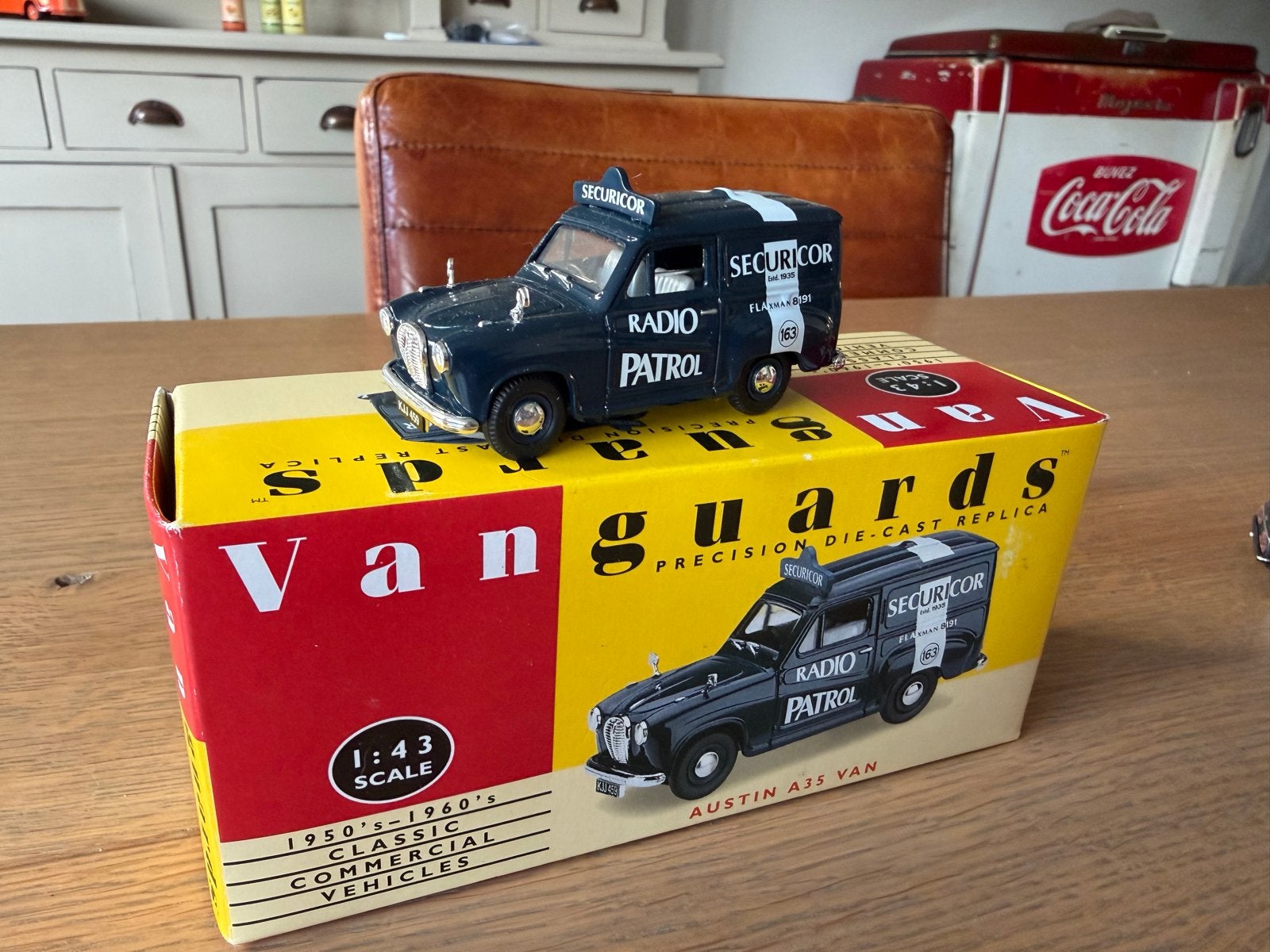 Vanguards Austin A35 Van Radio Patrol Securicor, Ophalen of Verzenden, Nieuw, Bus of Vrachtwagen, Vanguards