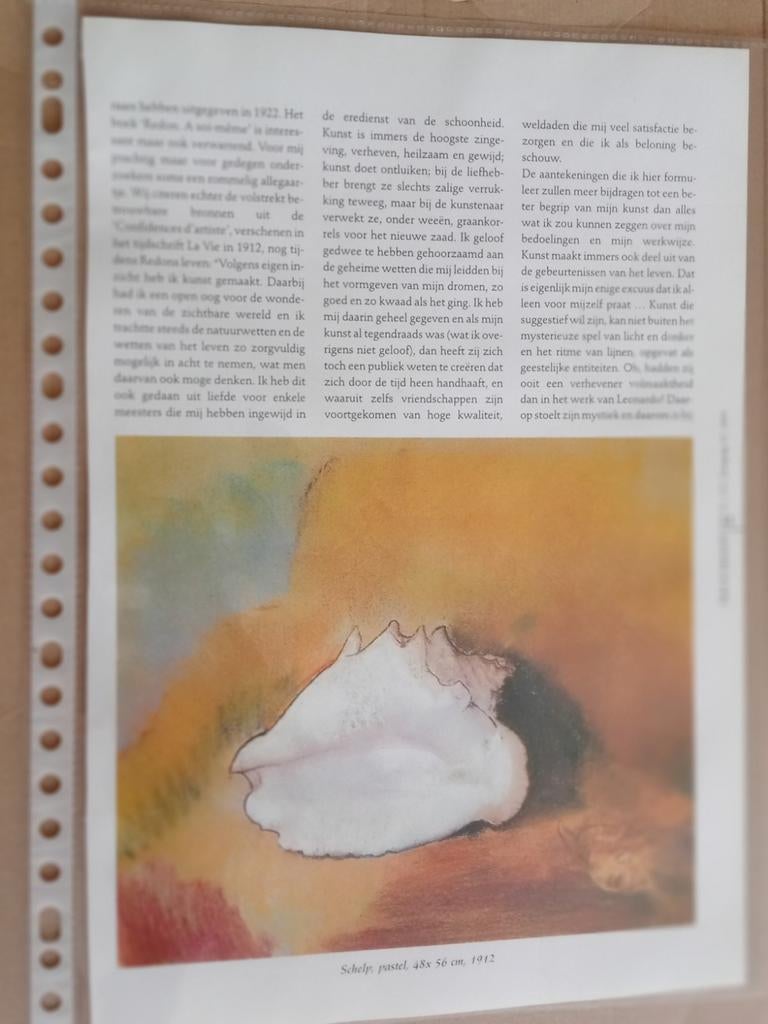 Odilon Redon artikel, Ophalen of Verzenden, 1940 tot 1960, Tijdschrift