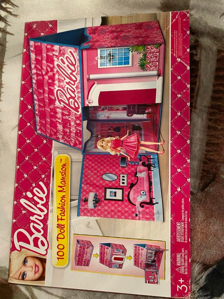 Leuk meeneemhuis barbie, Ophalen of Verzenden, Zo goed als nieuw, Poppenhuis