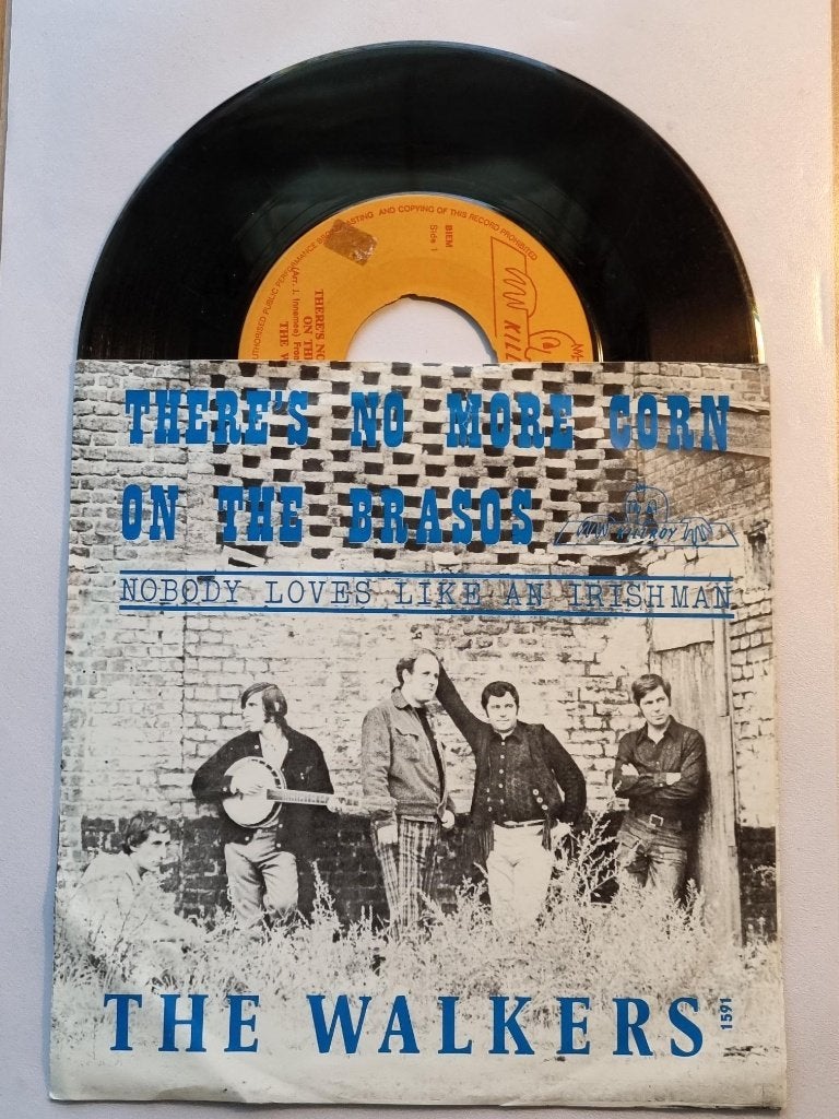 single The Walkers THERE IS NO MORE CORN..... grote hit 1971, 7 inch, Ophalen of Verzenden, Zo goed als nieuw, Pop