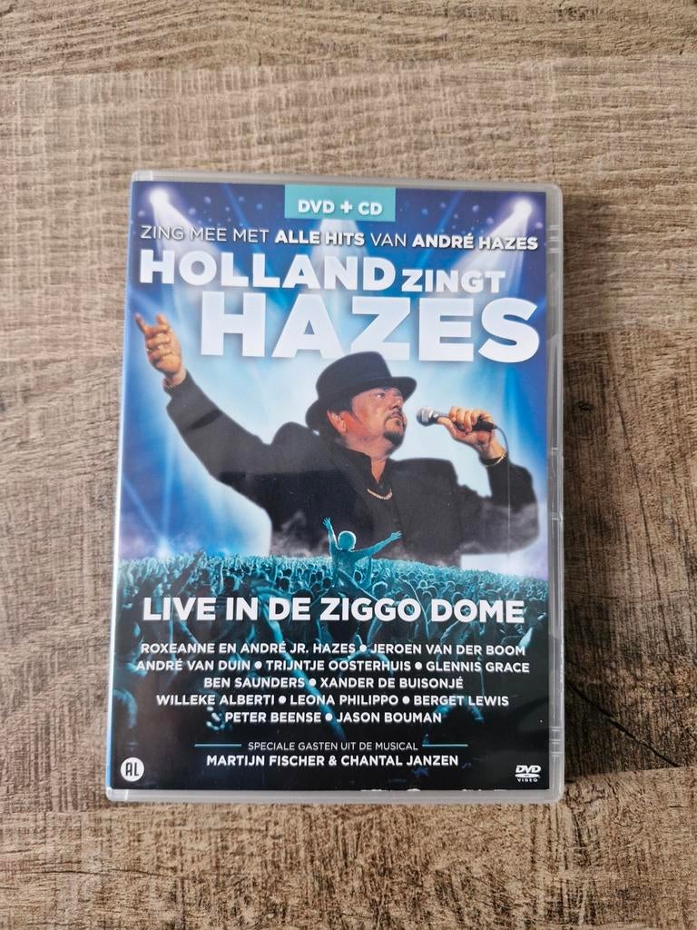Holland Zingt Hazes Live in de Ziggo Dome DVD + CD, Ophalen of Verzenden, Zo goed als nieuw, Muziek en Concerten
