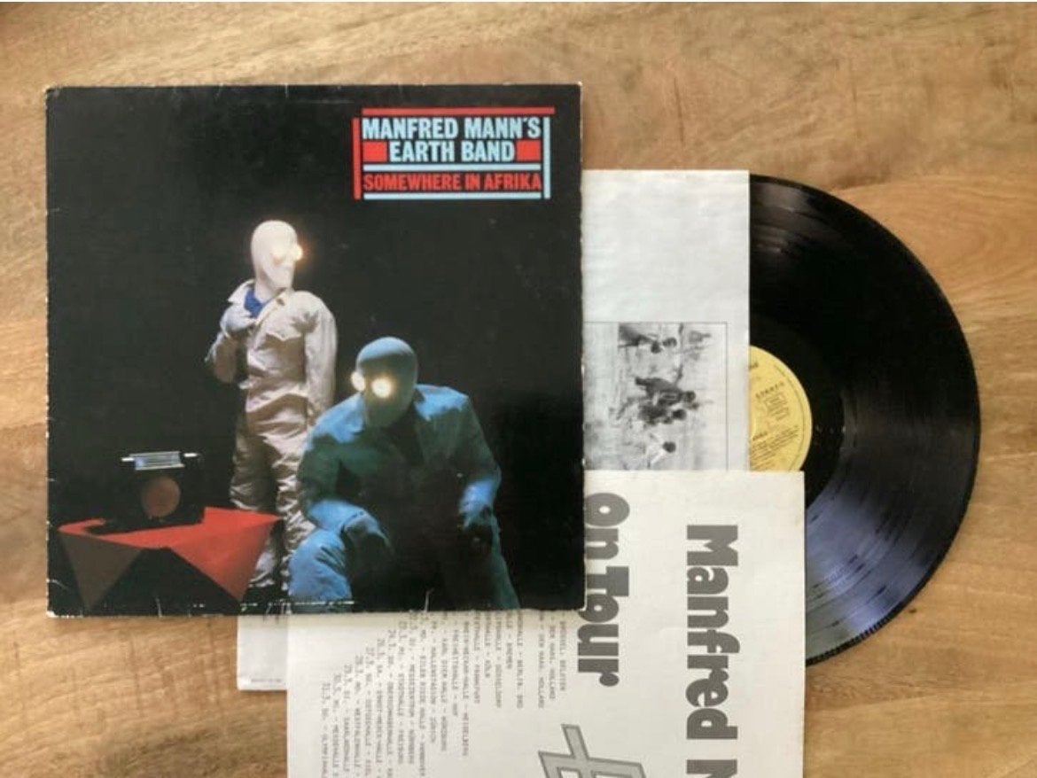Manfred Mann's Earth Band - Somewhere in Afrika (LP), Cd's en Dvd's, Vinyl | Rock, Ophalen of Verzenden, 12 inch, LP