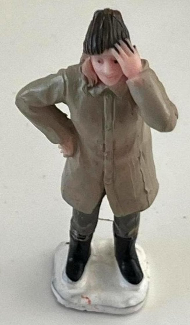 Denkend poppetje voor je leuke treinbaan, Ophalen of Verzenden, Gebruikt, Overige typen, Overige merken