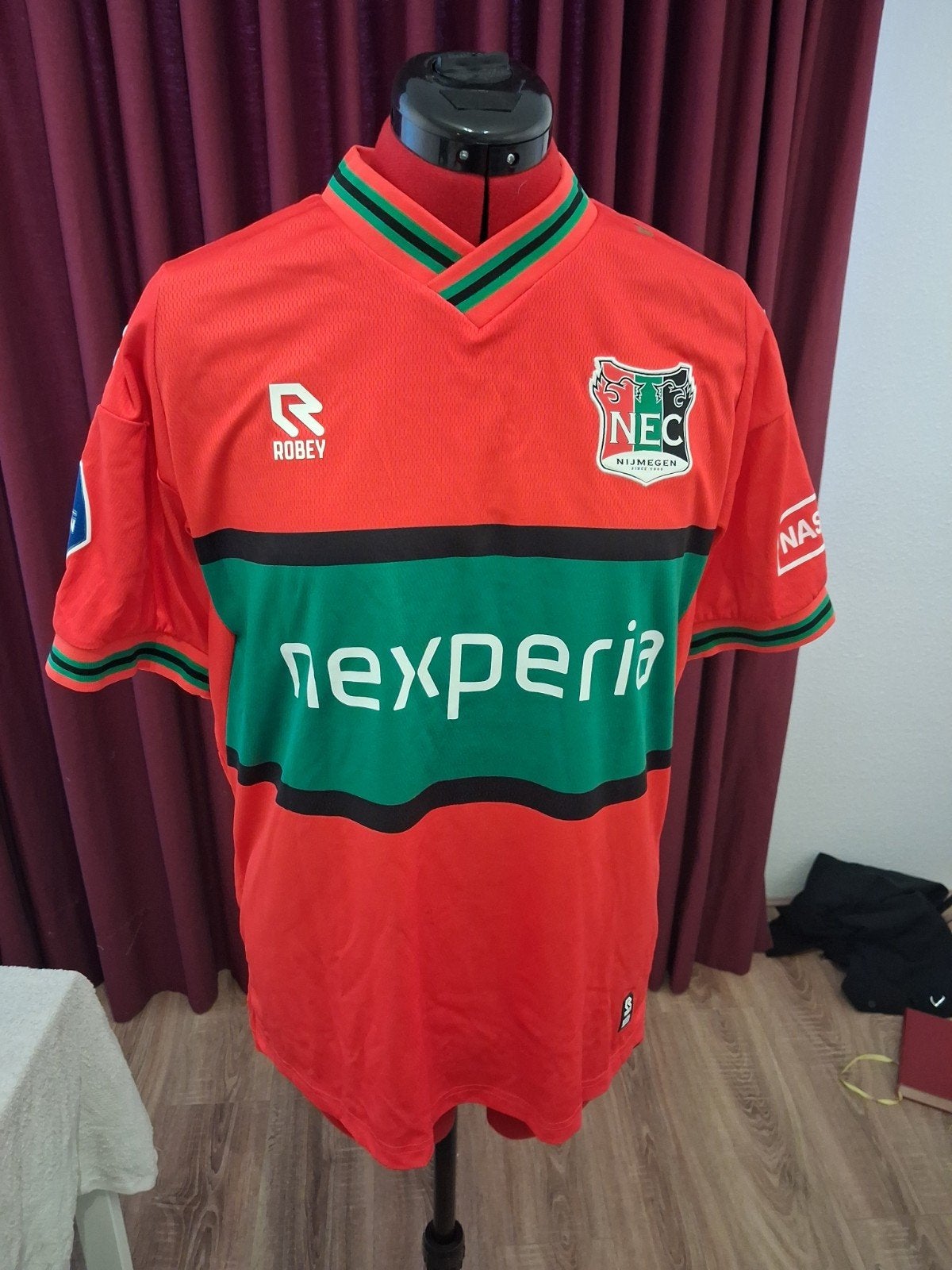 NEC Nijmegen wedstrijd gedragen shirt Van Crooij #32, Robey, Ophalen of Verzenden, Zo goed als nieuw, Voetbal