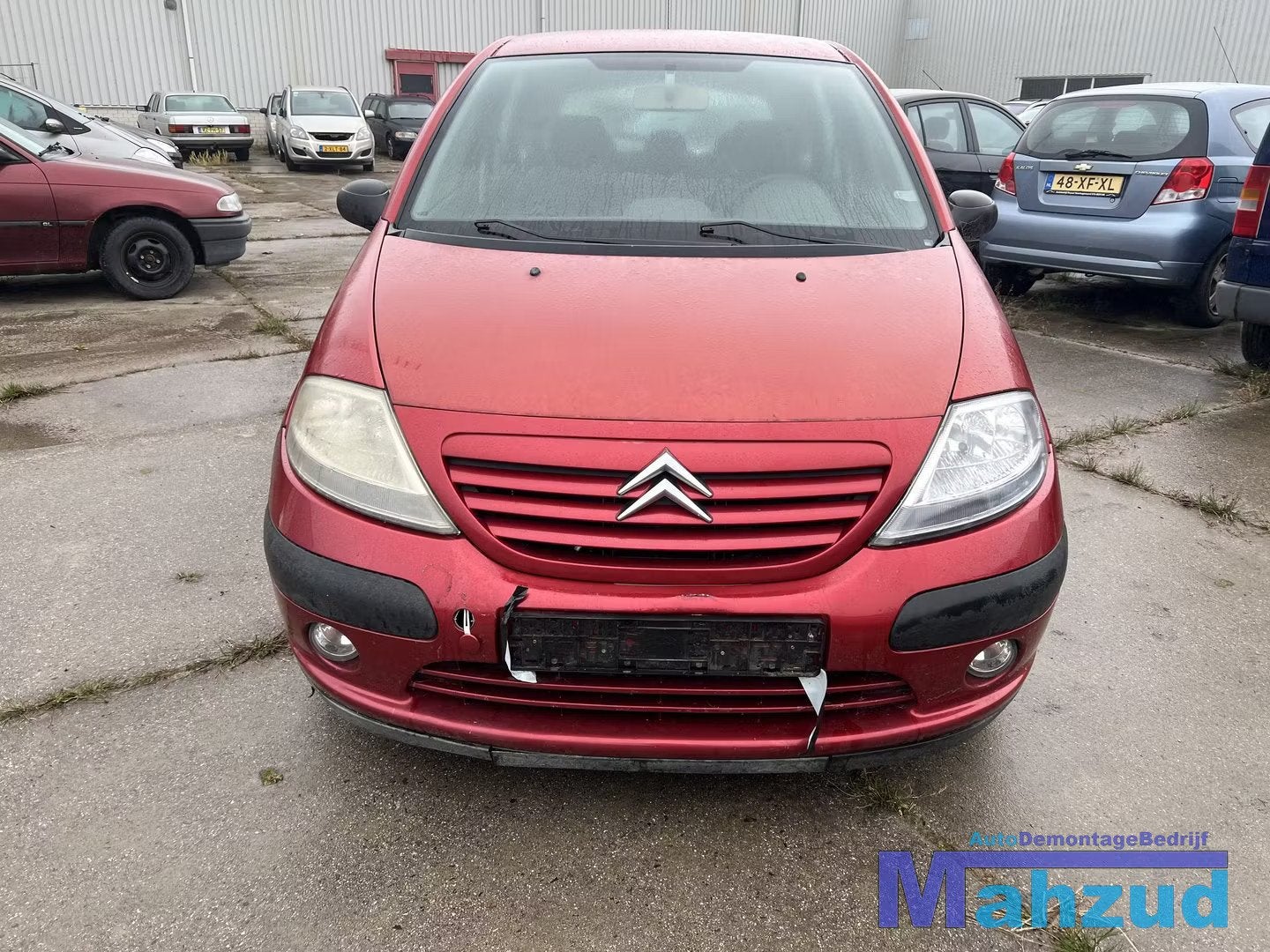 2004 CITROEN C3 1 1.4 1.4I KFV Rood EKQD SEMI automaat onder, Gebruikt, Citroën, Stellantis N.V., Ophalen of Verzenden