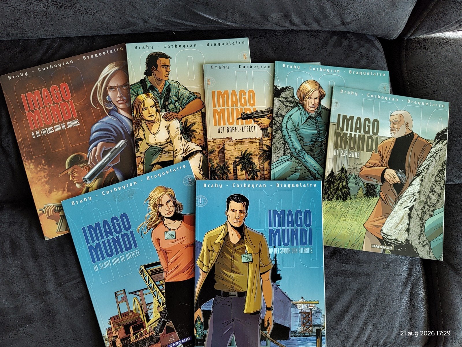 Imago Mundi deel 1-6 + 8, Meerdere stripboeken, Ophalen of Verzenden, Zo goed als nieuw