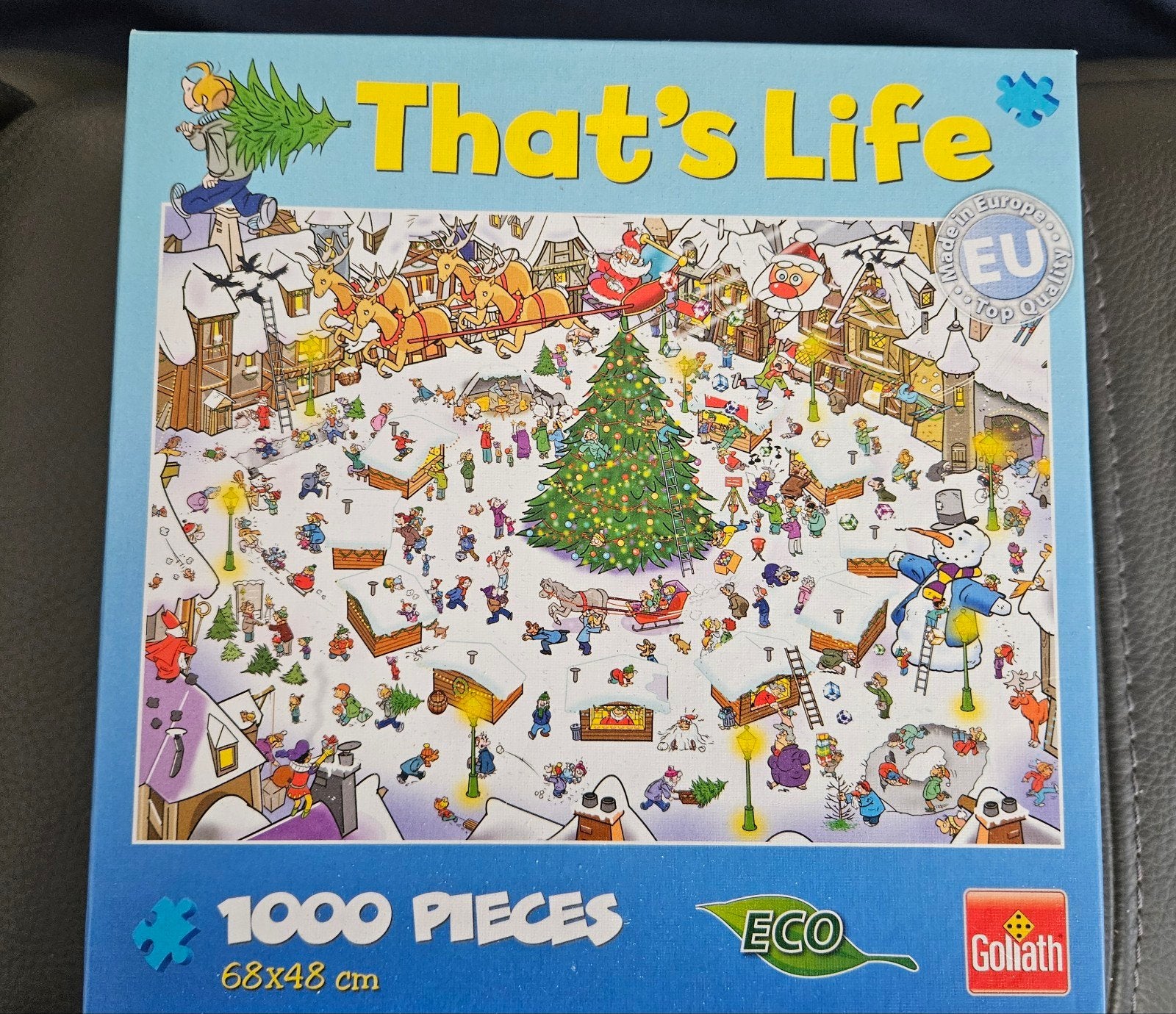That's Life Kerstpuzzel 1000 stukjes, Ophalen of Verzenden, Meer dan 50 stukjes, Gebruikt, 6 jaar of ouder