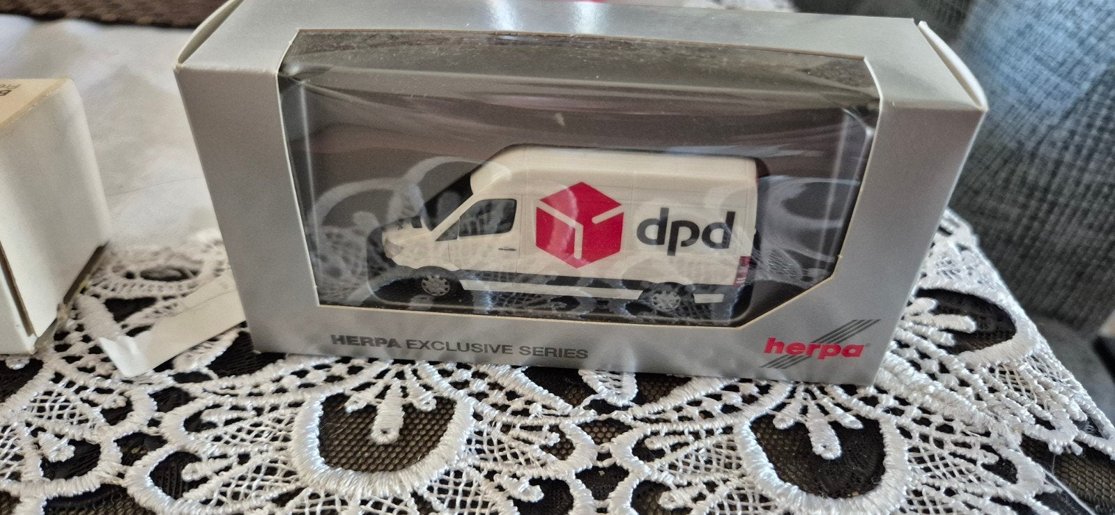 Herpa DPD bestelbusje en BMW EfficientDynamics modelau, Ophalen of Verzenden, Nieuw, Auto, Herpa
