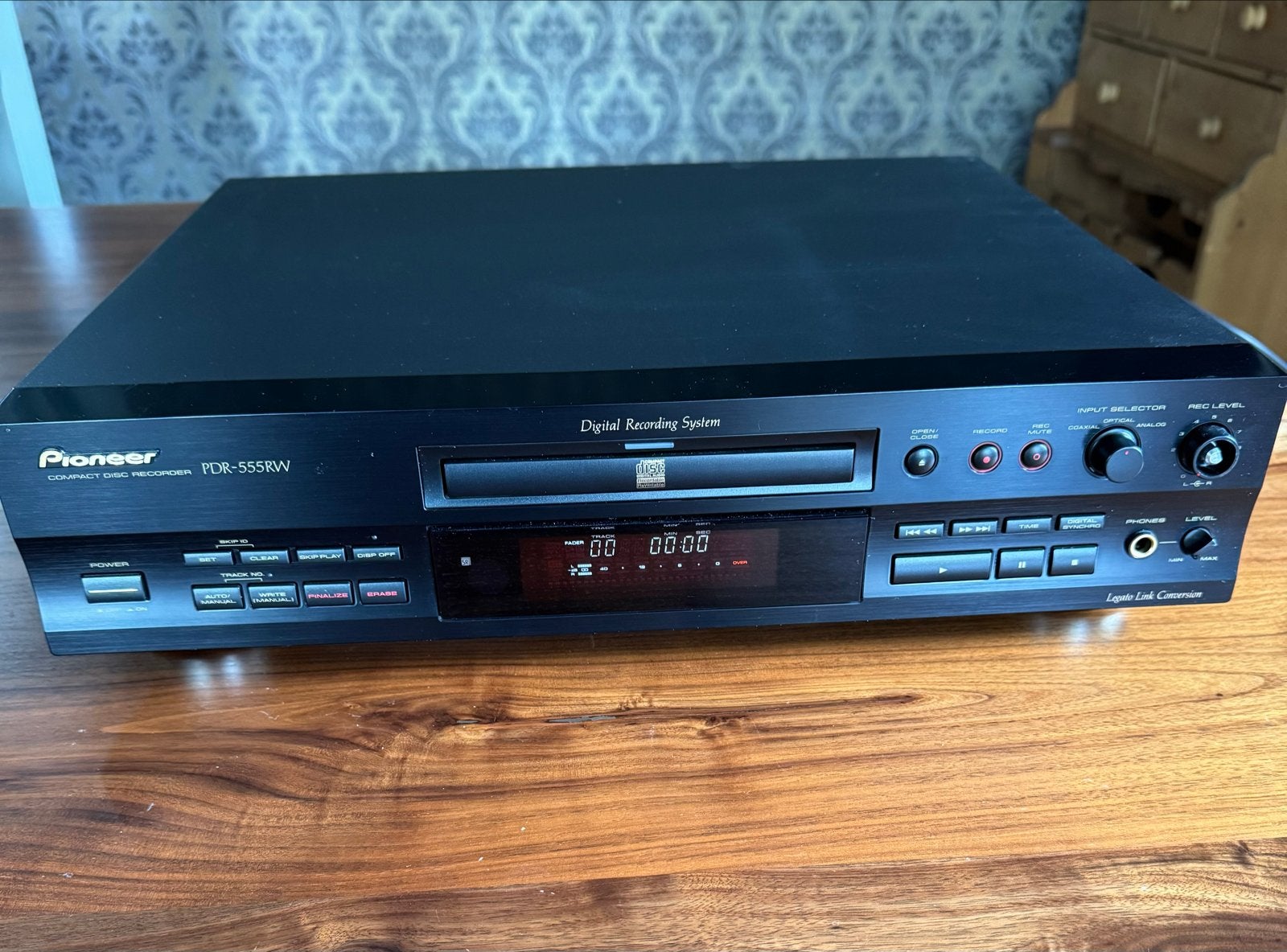 Pioneer PDR-555RW CD Recorder - Onberispelijke staat, Audio, Tv en Foto, Ophalen of Verzenden, Zo goed als nieuw, Pioneer