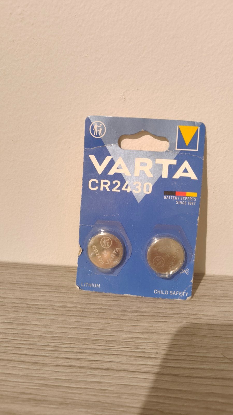 Varta CR2430 Lithium knoopcel batterijen - 2 stuks, Verzenden, Nieuw