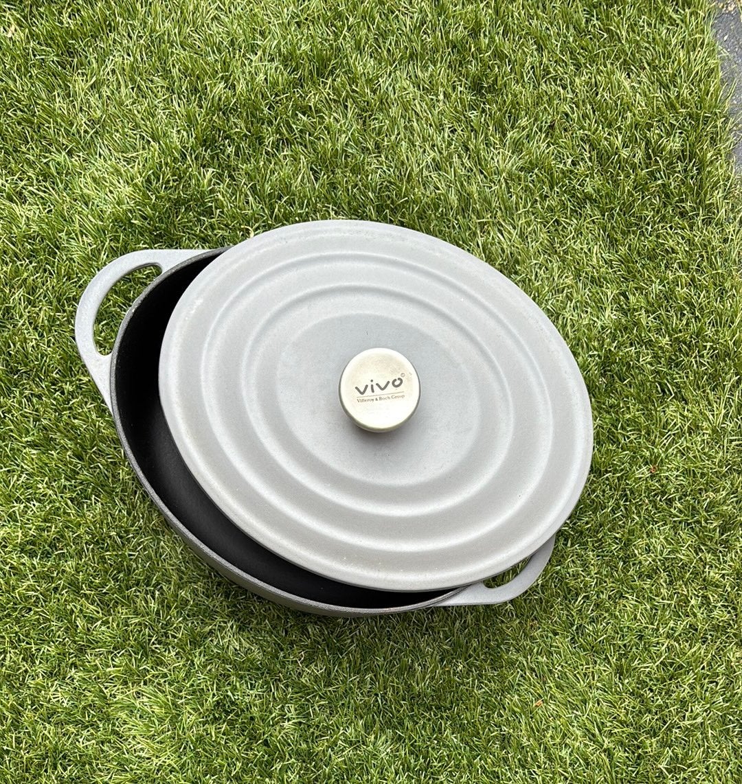 Gietijzeren braadpan, Ophalen, Zo goed als nieuw, Gietijzer, Braadpan