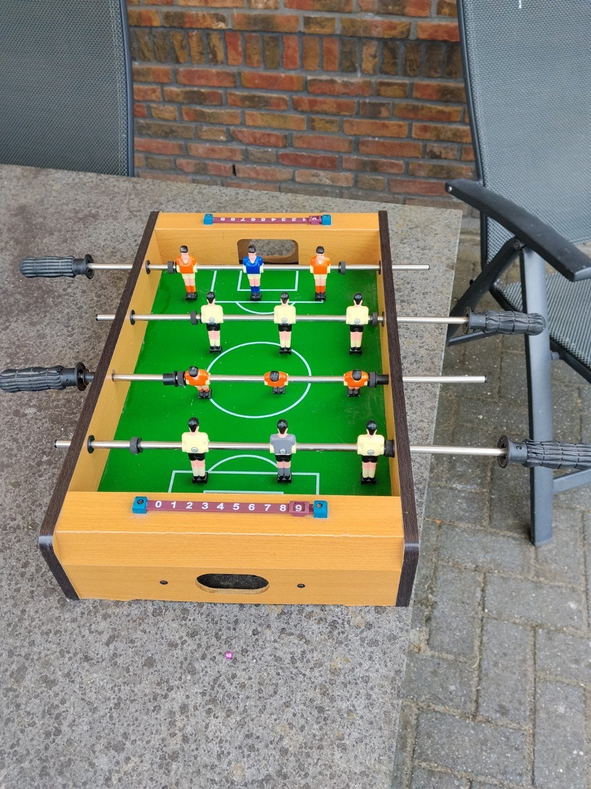 Mini voetbaltafel, Ophalen, Gebruikt