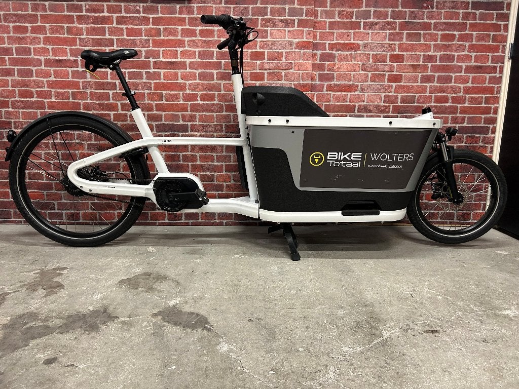 Carqon Cruise E2 500W Elektrische bakfiets ENV Cargo wit, Fietsen en Brommers, Fietsen | Bakfietsen, Elektrisch, Zo goed als nieuw