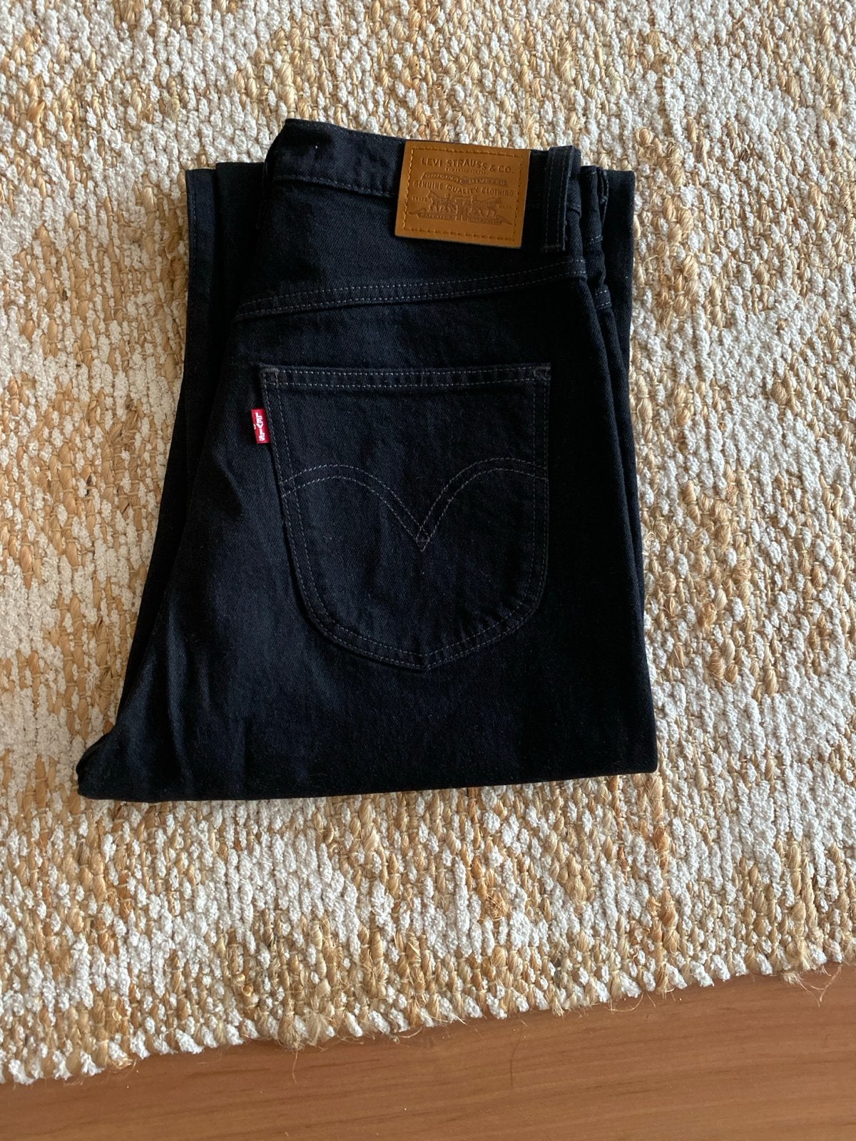 Levi's Ribcage Straight Ankle Jeans - Maat 30/27, Ophalen of Verzenden, Maat 38/40 (M), Zwart, Kort