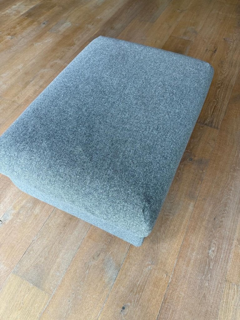 Ikea VIMLE voetenbank met bergruimte – grijs, Ophalen, 75 tot 100 cm, Zo goed als nieuw, Stof