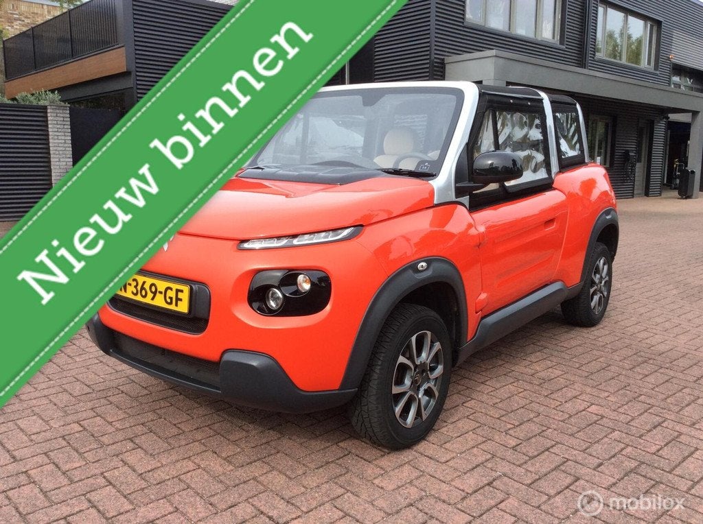 Citroen e-Mehari 30kWh Cabrio Airco Leder 15" Lm Vlg Blueth, Auto's, 1380 kg, Gebruikt, Overige kleuren, Cabriolet