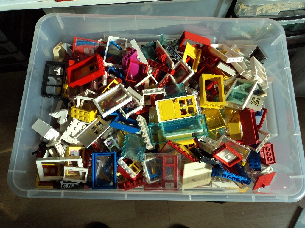 lego ramen 0.7 kg, Ophalen of Verzenden, Gebruikt, Losse stenen, Lego