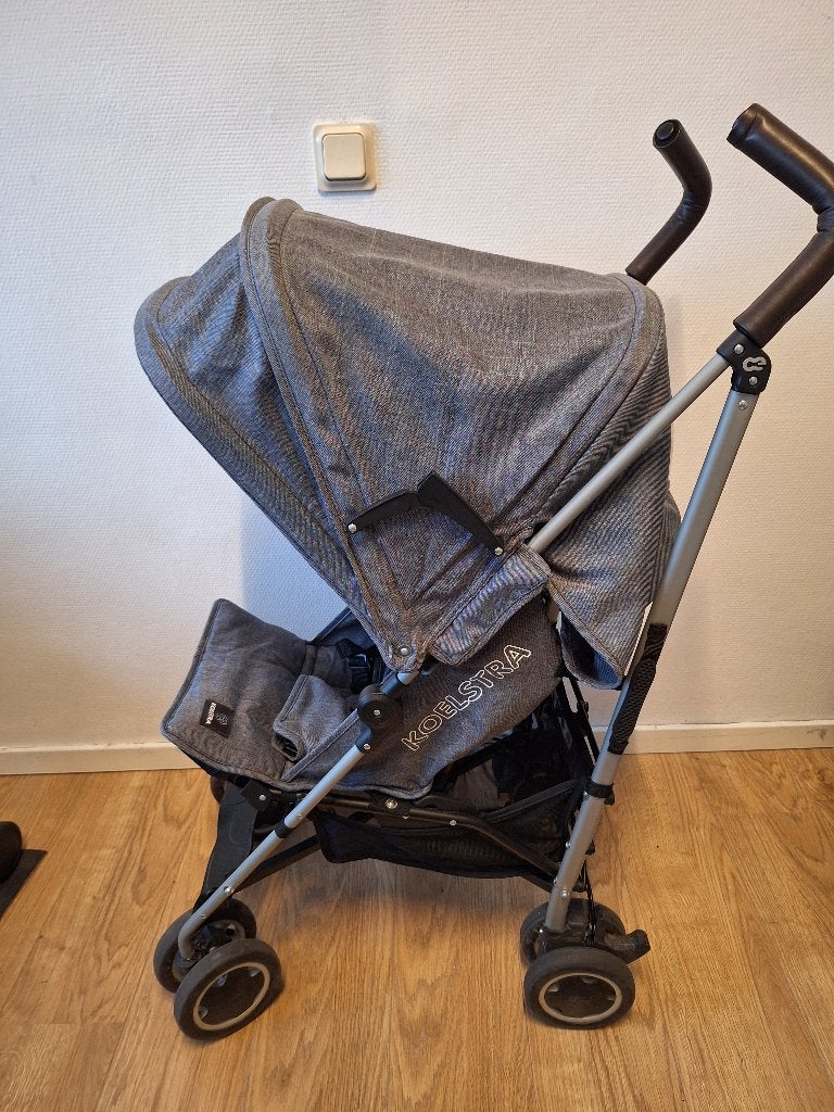 Buggy Koelstra Simba - denim edition, Ophalen, Gebruikt, Koelstra, Verstelbare rugleuning