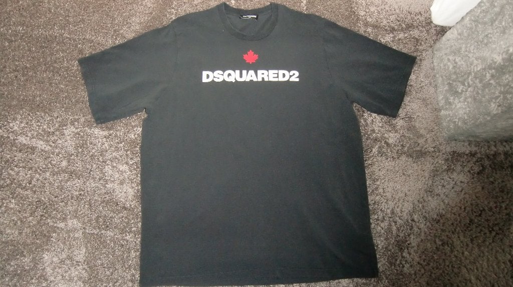 Zwart shirt  Dsquared  maat 176, Dsquared2, Ophalen of Verzenden, Zo goed als nieuw, Shirt of Longsleeve