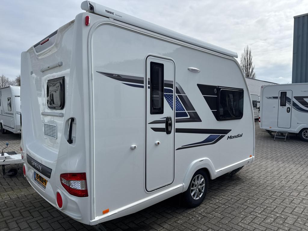 Sprite Mondial 370 EK Thule cassetteluifel, Standaardzit, Tot en met 2, Bedrijf, Schokbreker