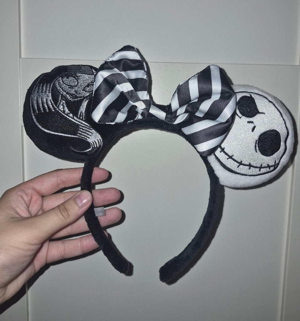 Disney oortjes Halloween Nightmare before Christmas, Ophalen of Verzenden, Overige figuren, Zo goed als nieuw, Kleding of Textiel