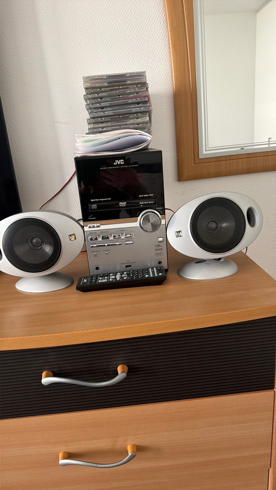 JVC Micro Component System UX-G950V met kenwood en Kef  spea, Gebruikt, JVC, Ophalen of Verzenden, Microset