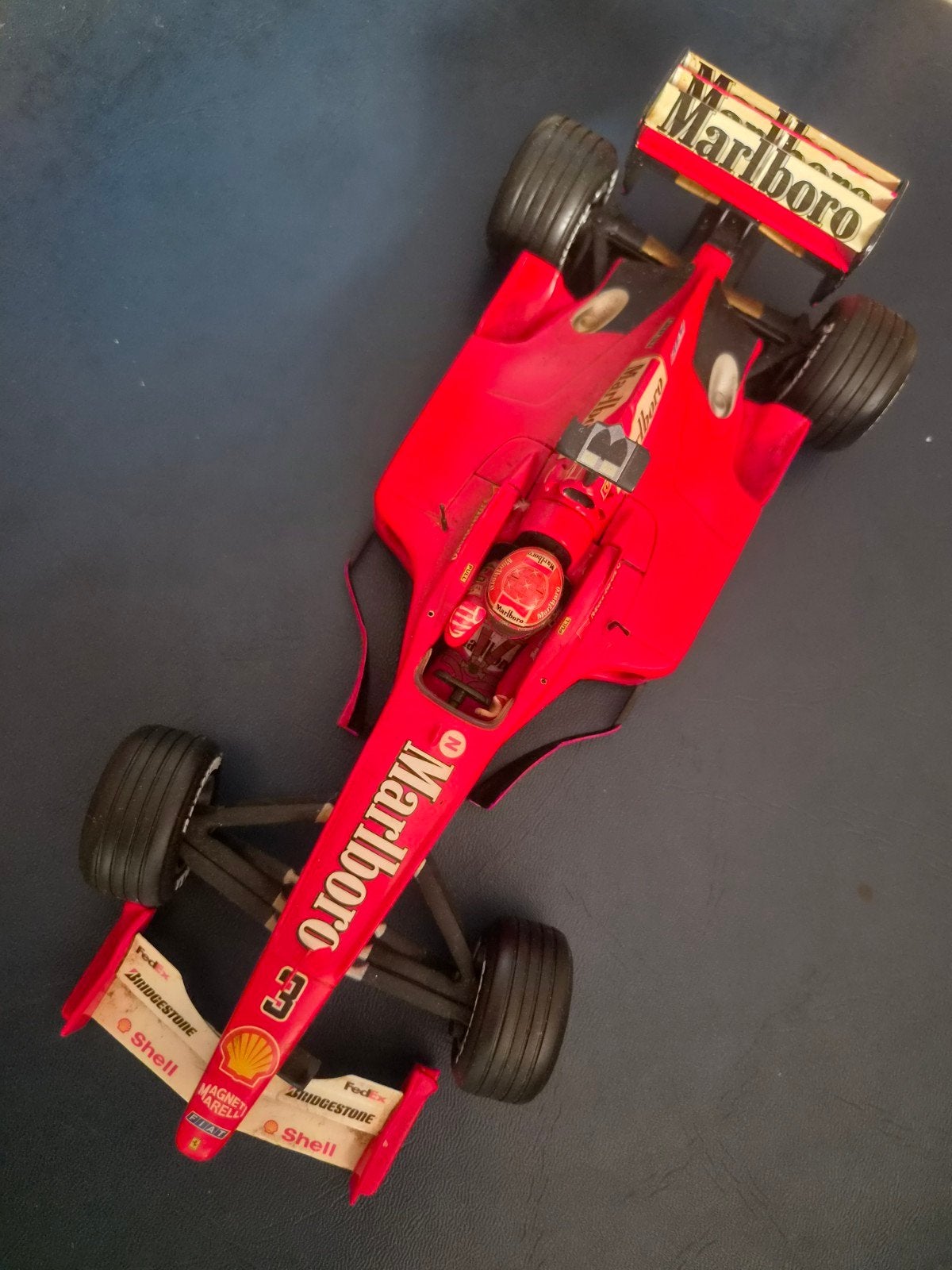 F1 Raceauto Ferrari Michael Schumacher 2000 model, Ophalen of Verzenden