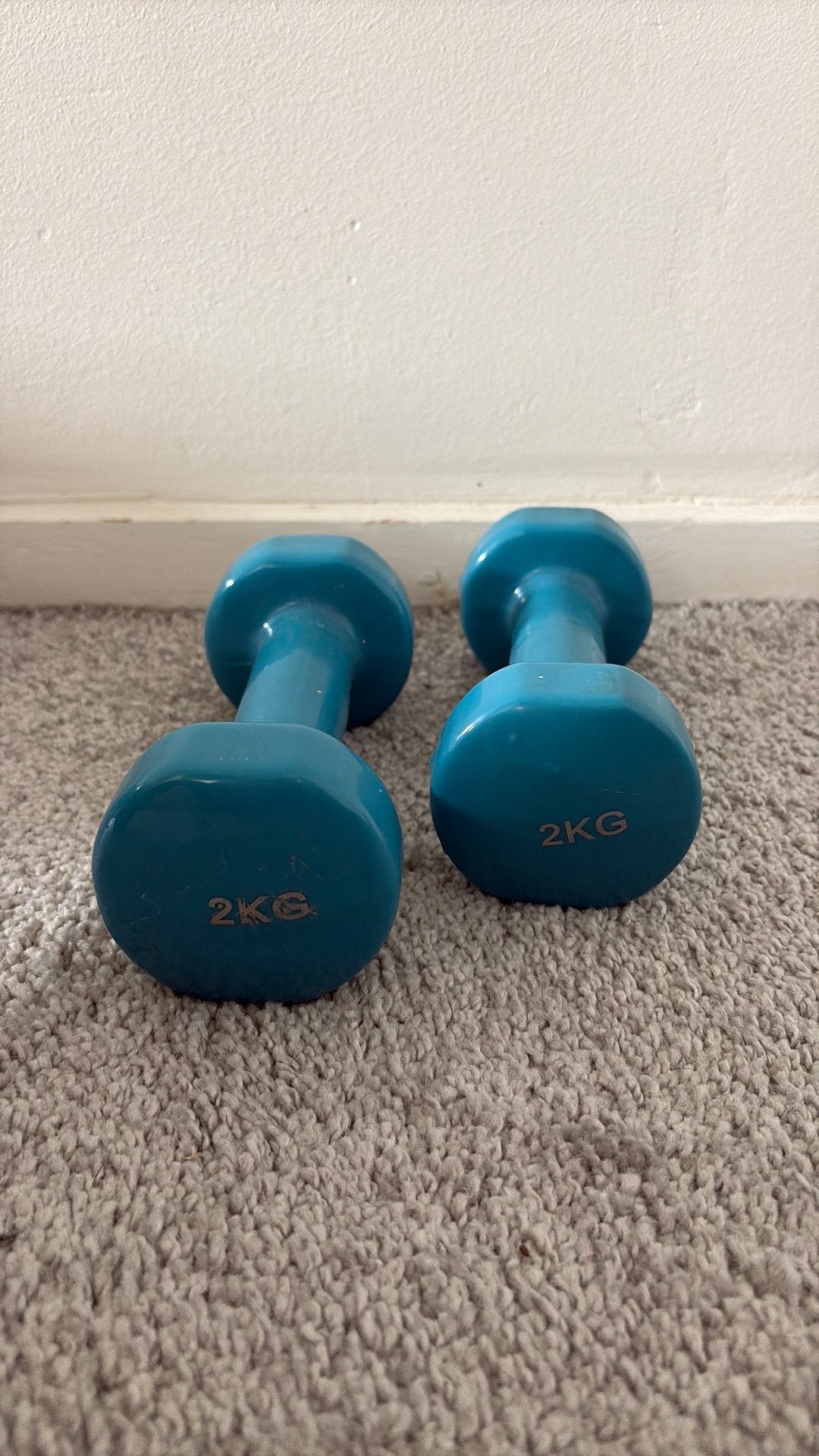 Dumbells 2 keer 2 kilo, Ophalen, Zo goed als nieuw, Dumbbell
