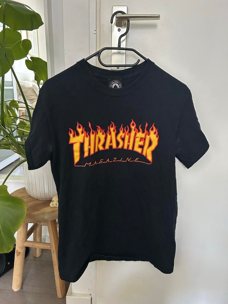 Thrasher shirt maat S, Kleding | Heren, Ophalen of Verzenden, Gedragen, Maat 46 (S) of kleiner, Zwart