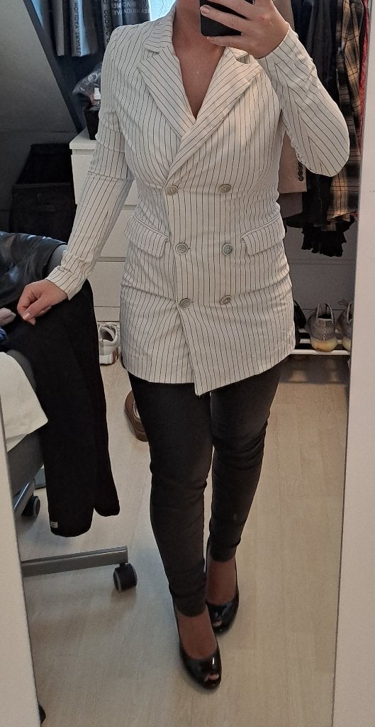 Witte lente/zomerjas., Kleding | Dames, Malifisent, Verzenden, Wit, Zo goed als nieuw