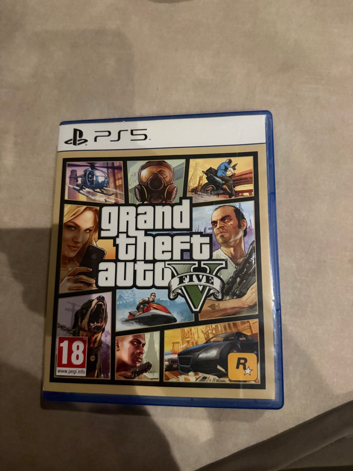 Grand Theft Auto V (GTA 5) PS5, Spelcomputers en Games, Online, Vanaf 18 jaar, 1 speler, Zo goed als nieuw