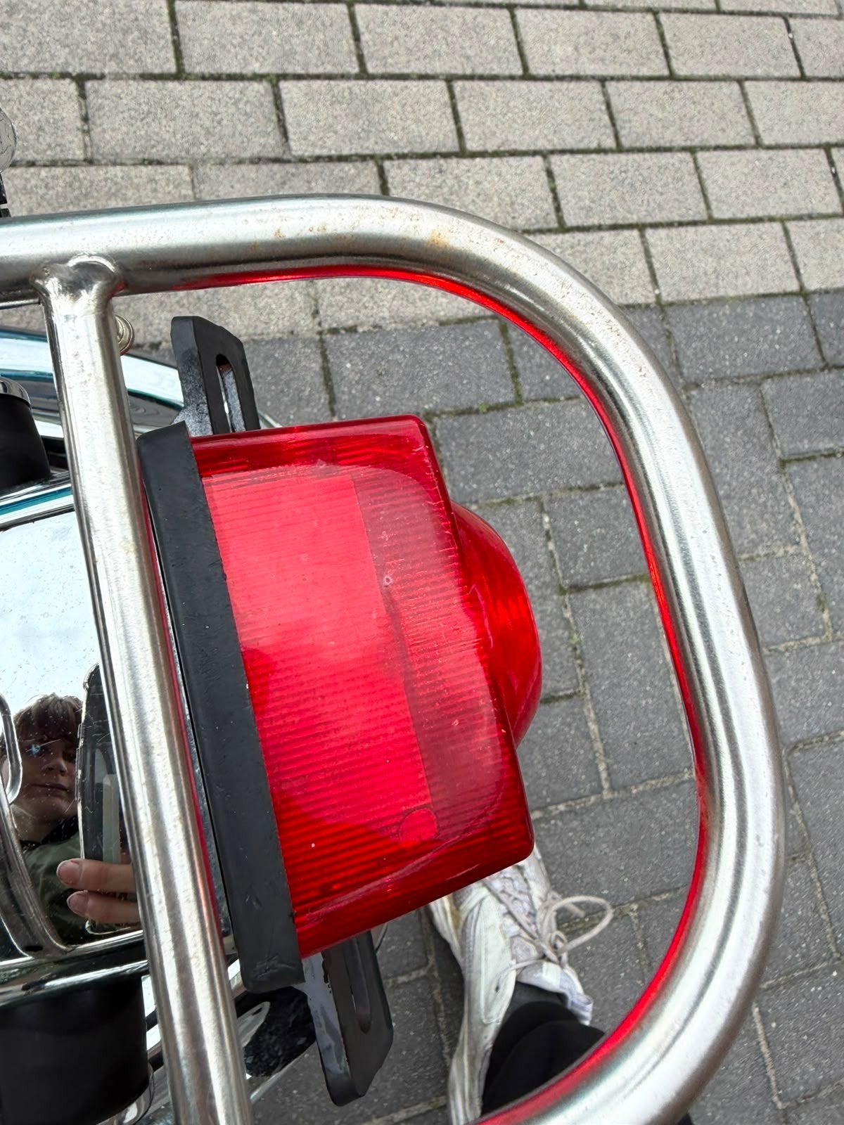 Grande retro scooter, Fietsen en Brommers, Brommers | Tuning en Styling, Ophalen of Verzenden