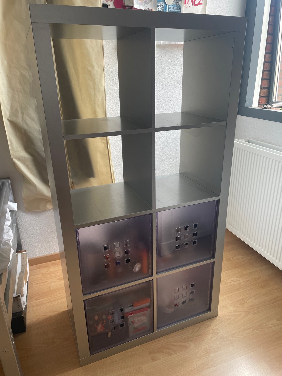 Ikea  8 vakkenkast, Huis en Inrichting, Ophalen, Kunststof, 50 tot 100 cm, Zo goed als nieuw
