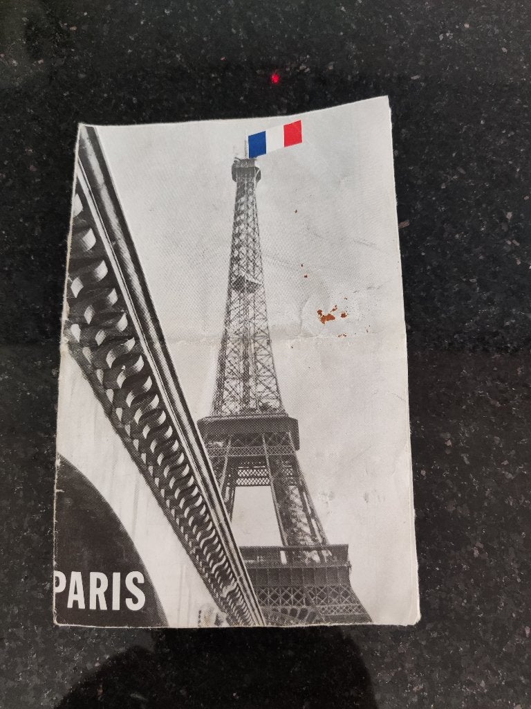 TOERISTENKAART VAN PARIJS UIT 1959 - TAAL NL, Ophalen of Verzenden