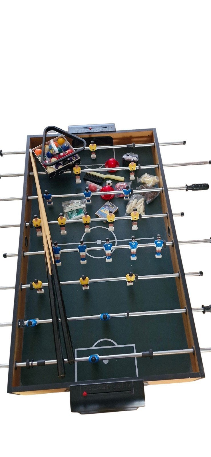 Gratis Voetbal tafel met toebehoor voor andere spelletjes, Ophalen, Zo goed als nieuw
